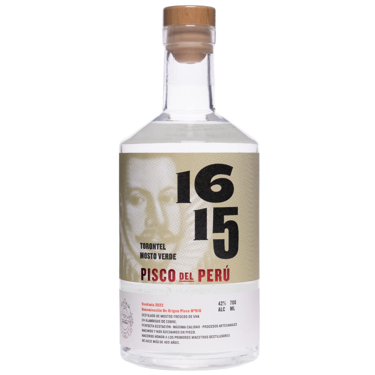 1615 Pisco Mosto Verde Torontel Pisco - Liquid Scout