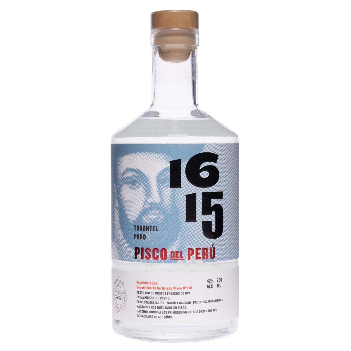 1615 Pisco Puro Torontel Pisco - Liquid Scout