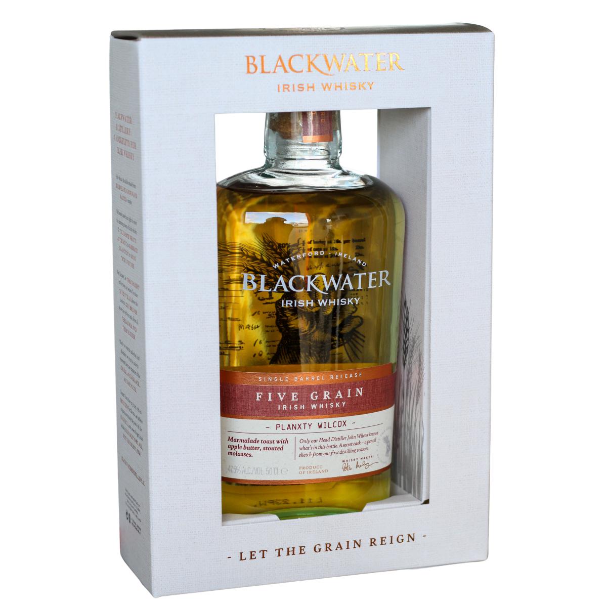 Blackwater Single Barrel Five Grain Irish Whisky Planxty Wilcox