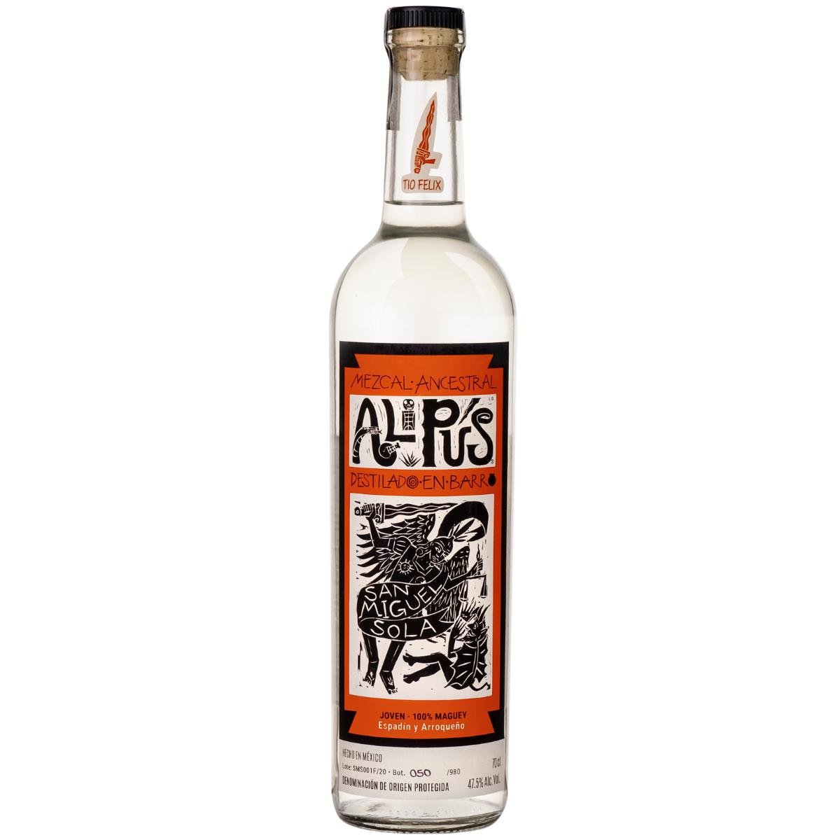 Alipús Mezcal Ancestral San Miguel Sola Mezcal Joven - Liquid Scout