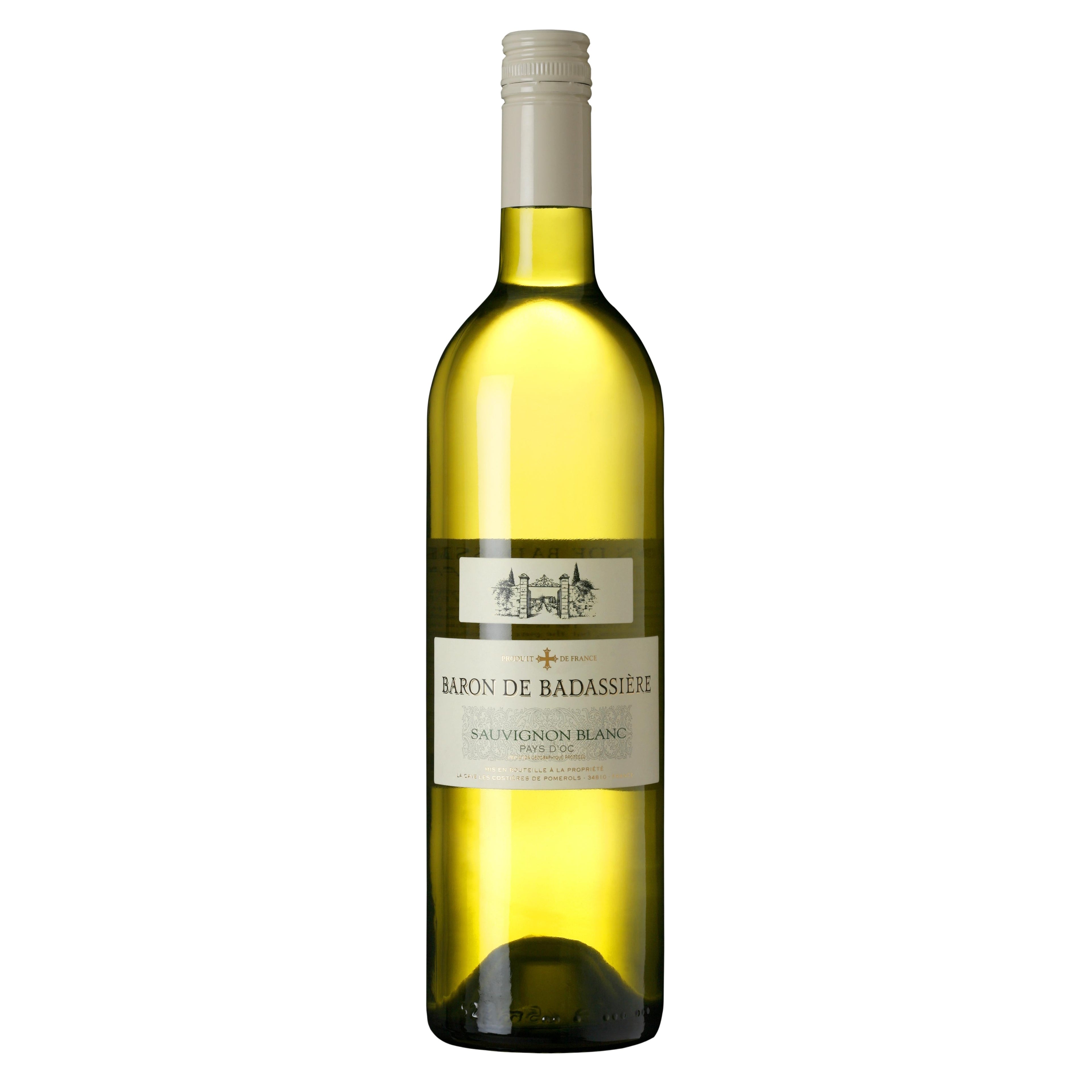 Baron de Badassière Sauvignon Blanc IGP Côtes de Thau White Wine - Liquid Scout