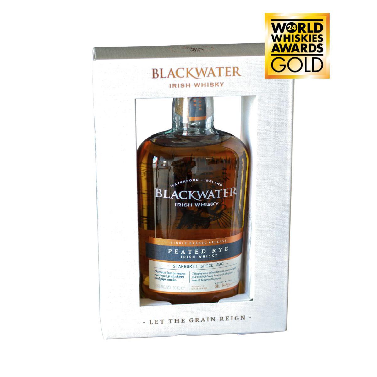 Blackwater Peated Rye Irish Whisky Starburst Spice Bag Rye Whiskey - Liquid Scout