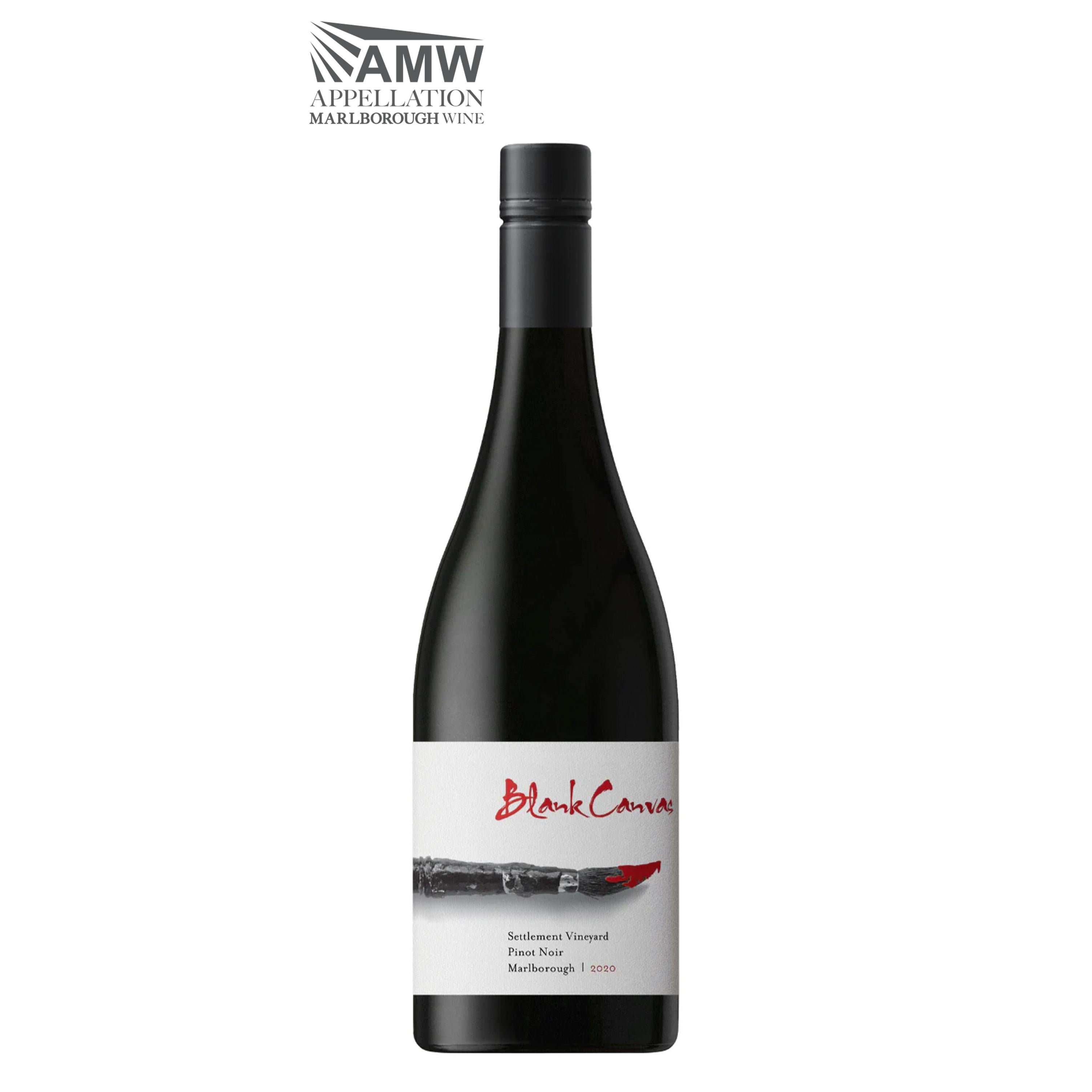 Blank Canvas Settlement Vineyard Marlborough Pinot Noir Red Wine - Liquid Scout