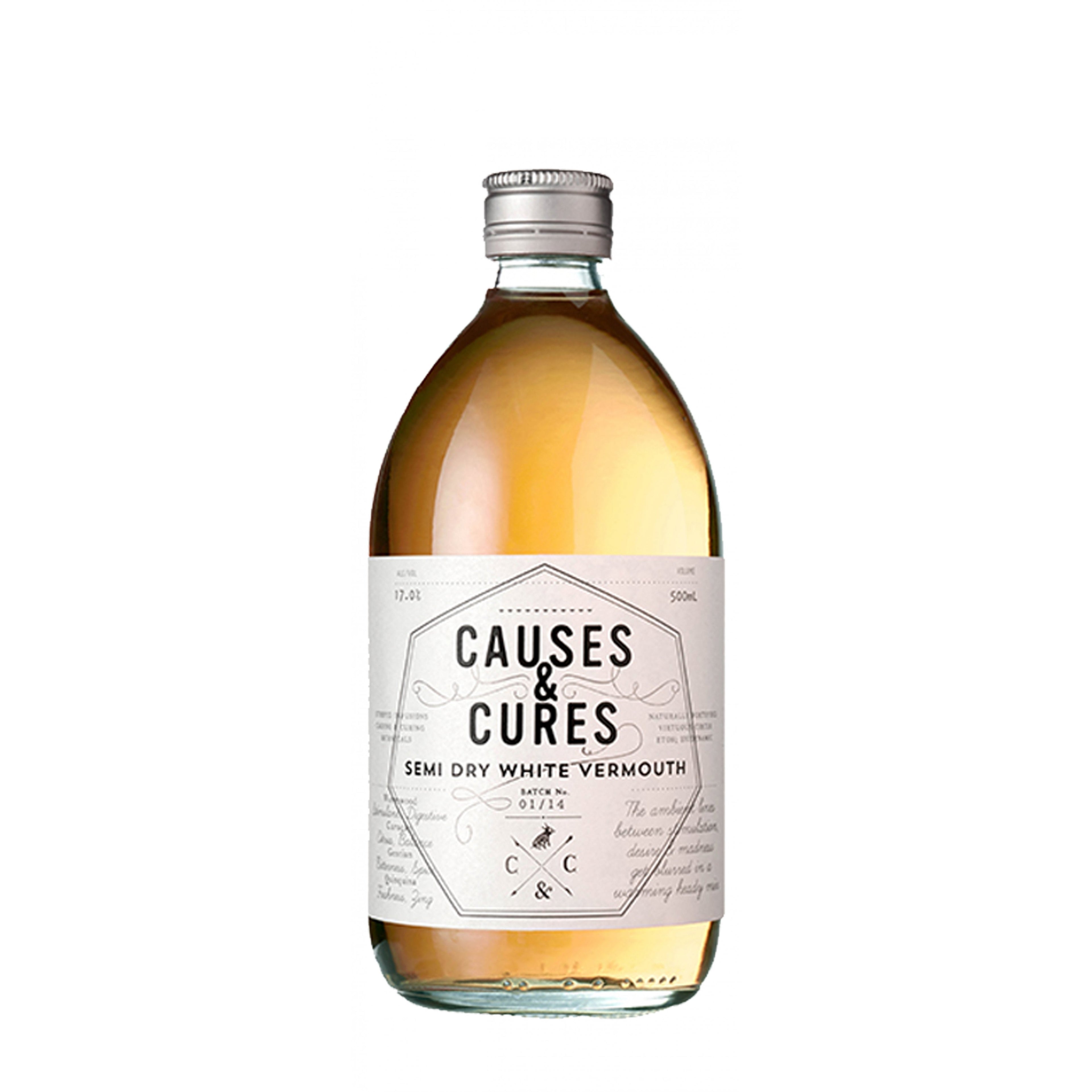 Causes & Cures Semi Dry Yarra Valley White Vermouth Vermouth - Liquid Scout
