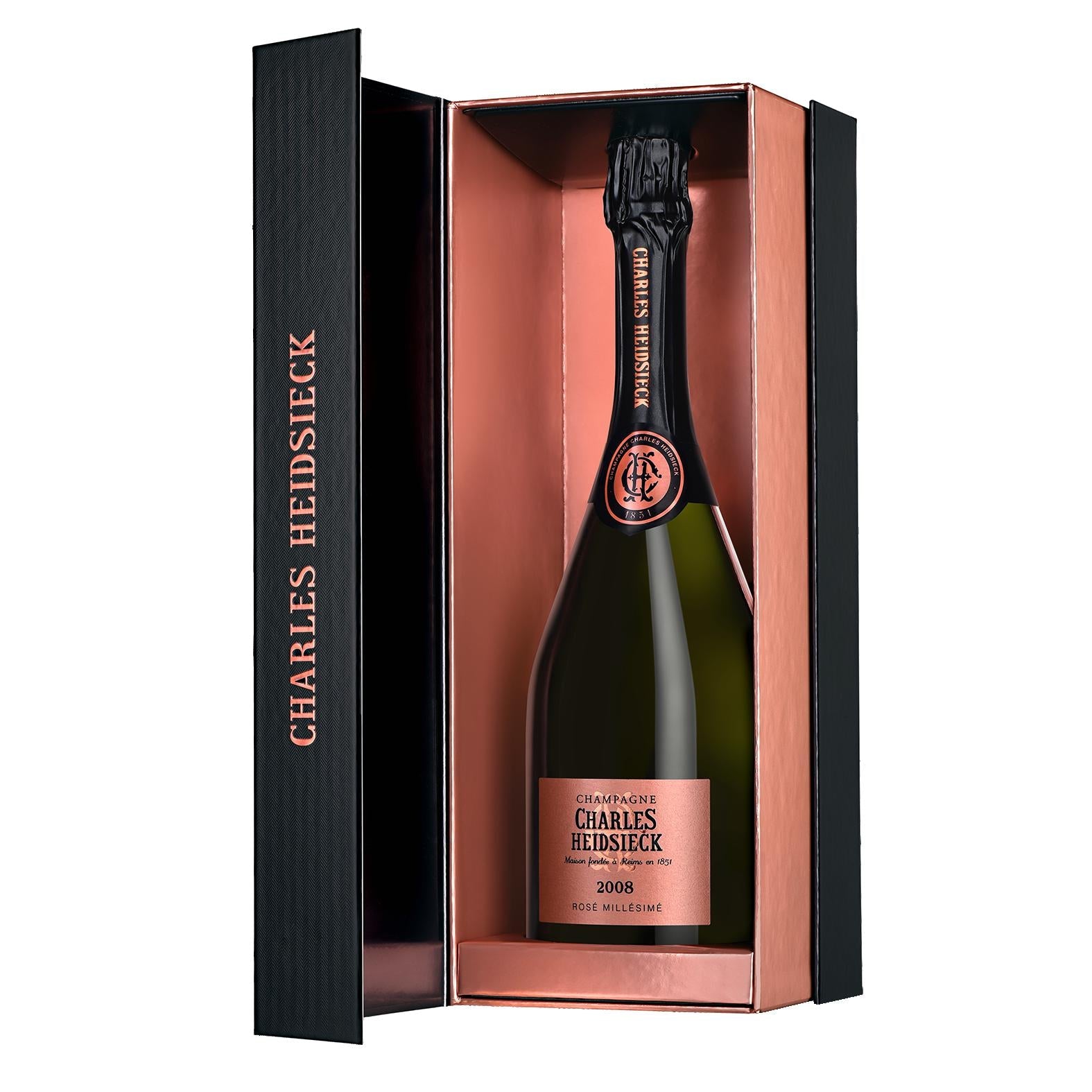 Charles Heidsieck Rosé Millésimé (Gift Box) Champagne Rosé - Liquid Scout