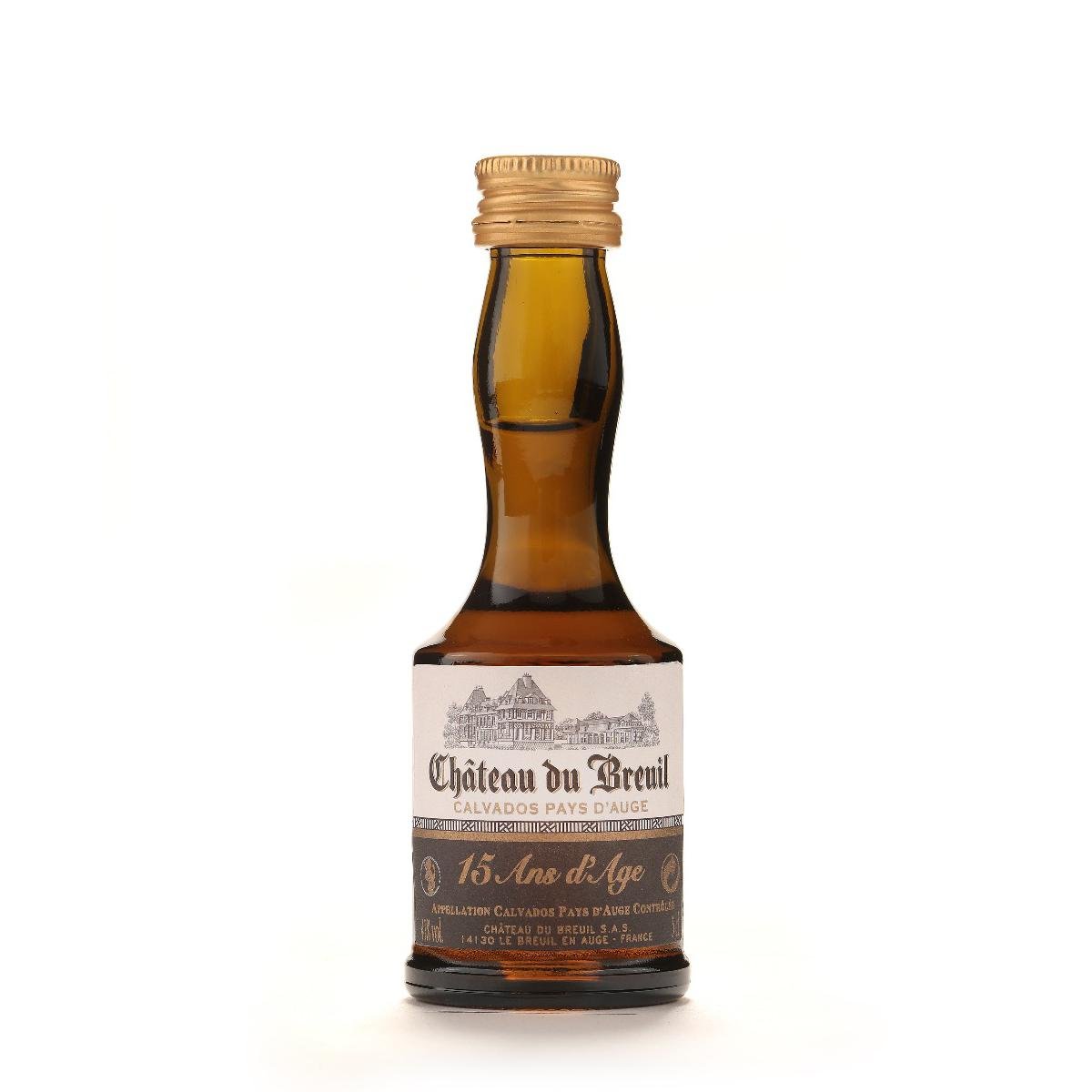 Château du Breuil Calvados Pays d'Auge 15yr Miniature Calvados - Liquid Scout