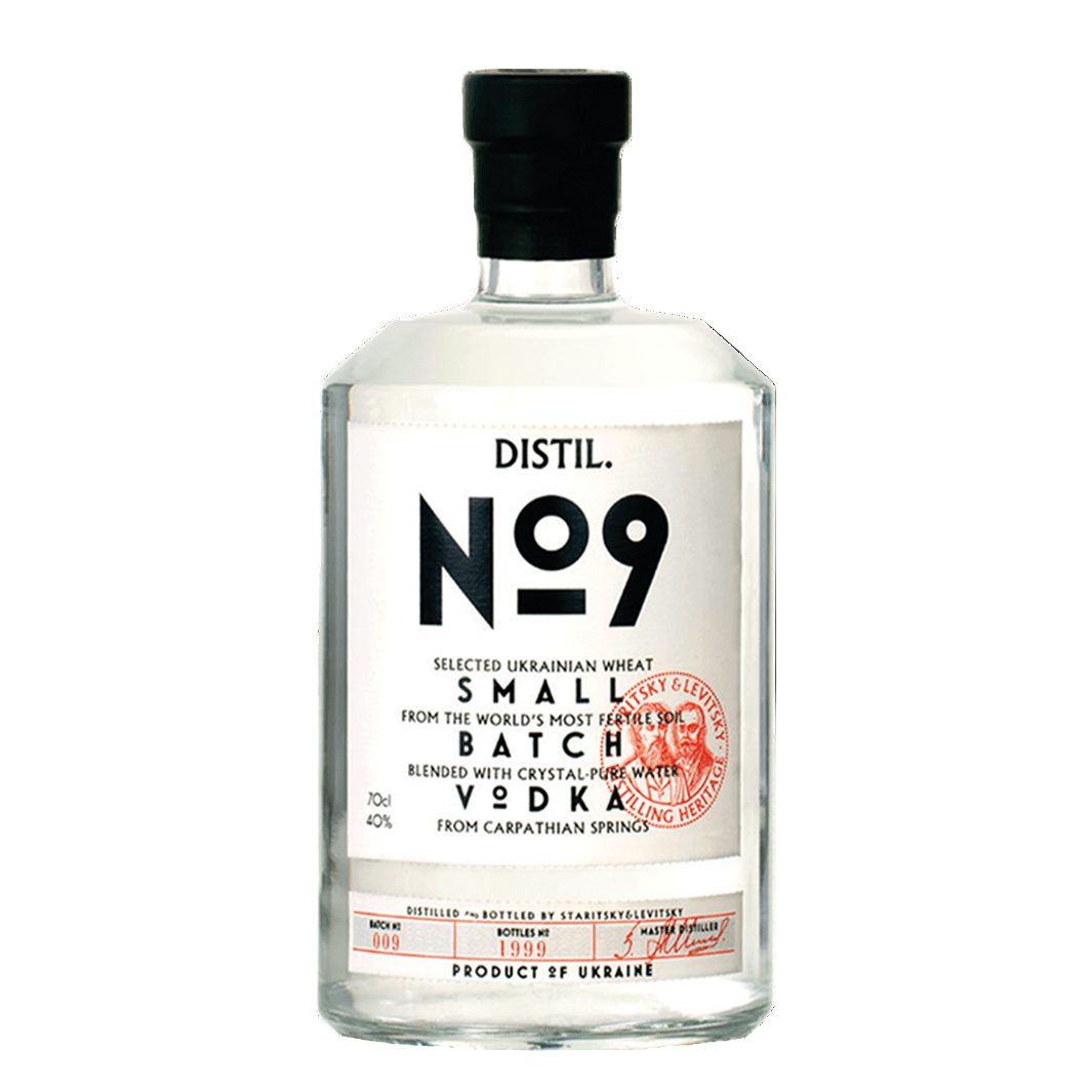 Distil No 9 Small Batch Vodka Unflavoured Vodka - Liquid Scout