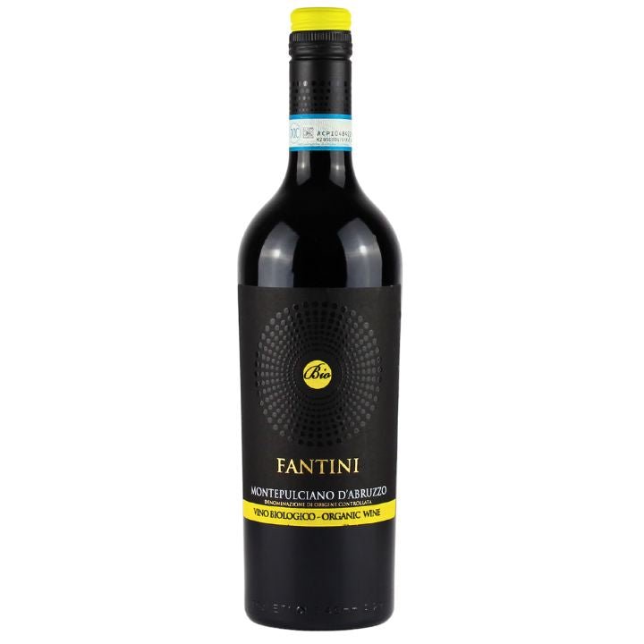 Fantini Organic Montepulciano dAbruzzo Red Wine - Liquid Scout