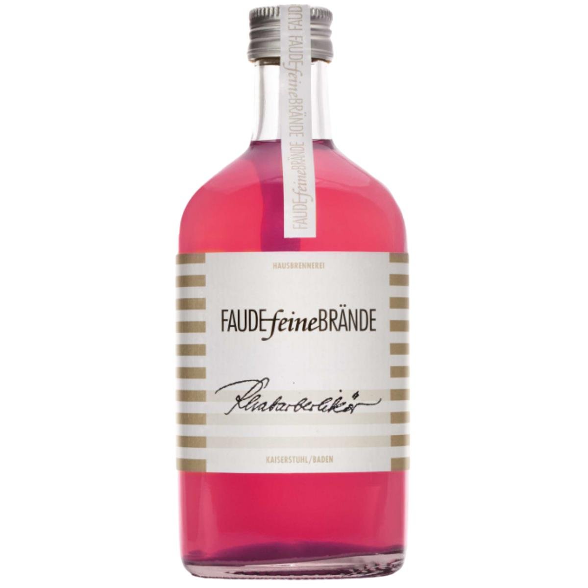 FAUDE Feine BRÄNDE Rhabarberlikör (Rhubarb) Fruit Liqueur - Liquid Scout