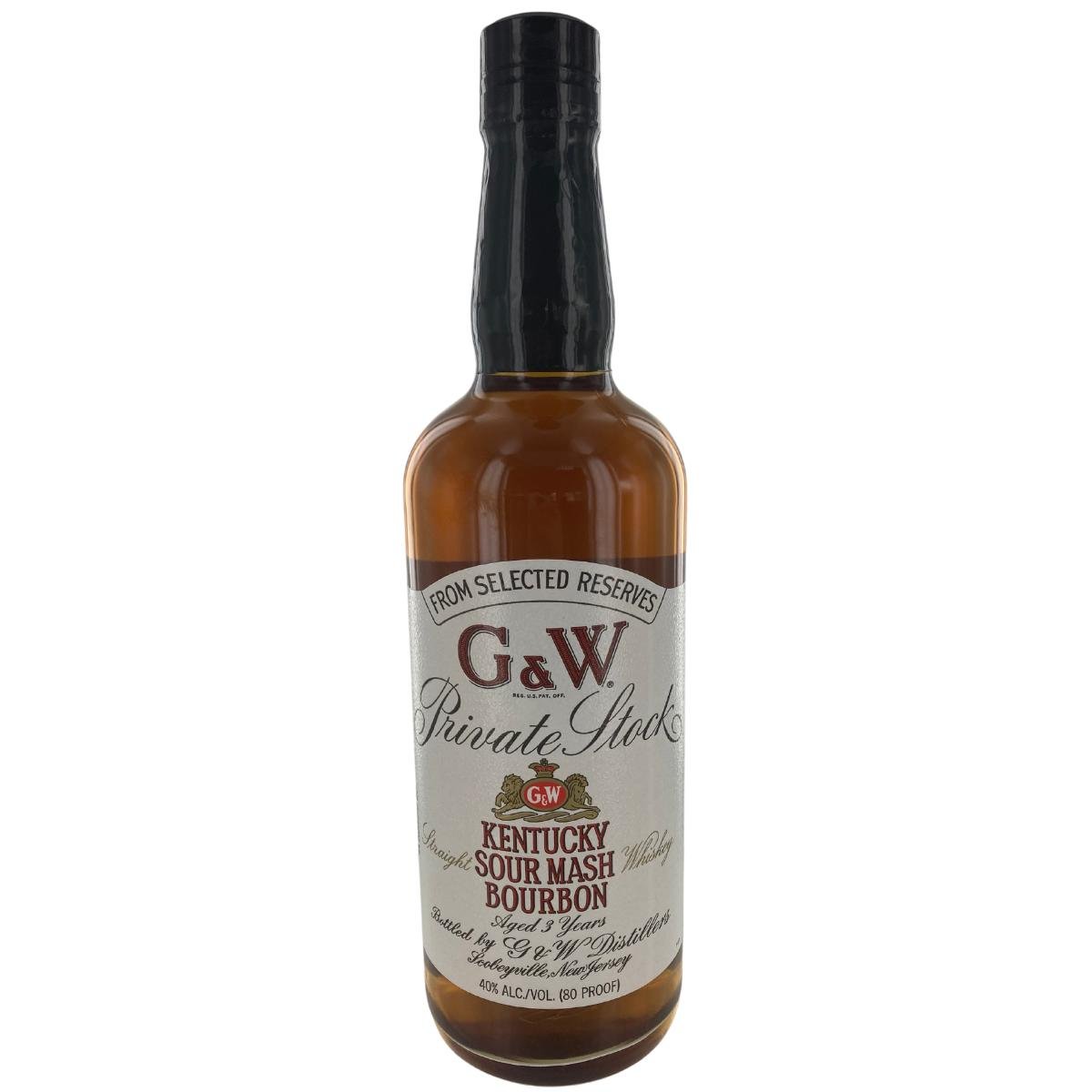 G & W Private Stock Kentucky Sour Mash Bourbon Whiskey Bourbon Whiskey - Liquid Scout