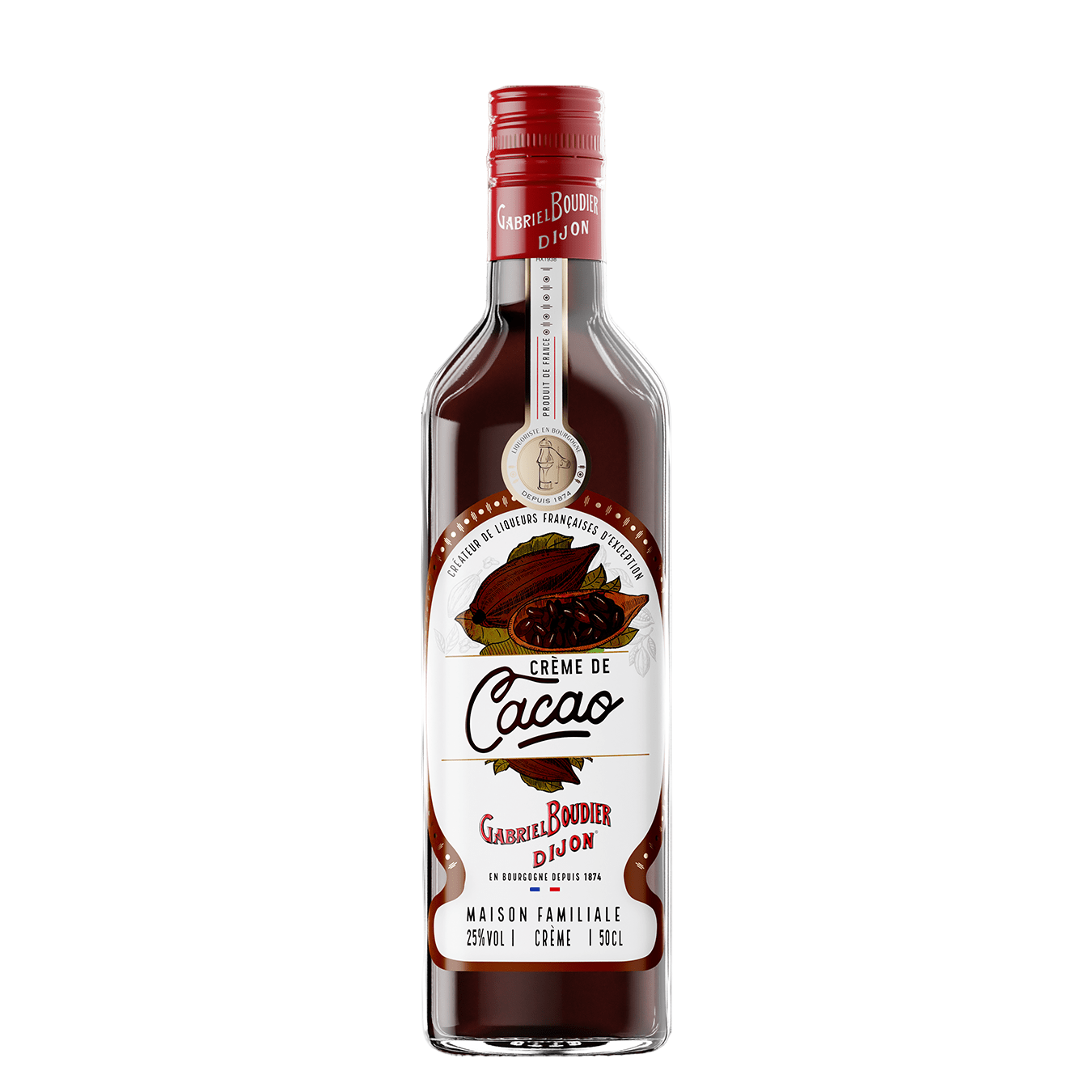 Gabriel Boudier Crème de Cacao Brown Liqueur Chocolate Liqueur - Liquid Scout