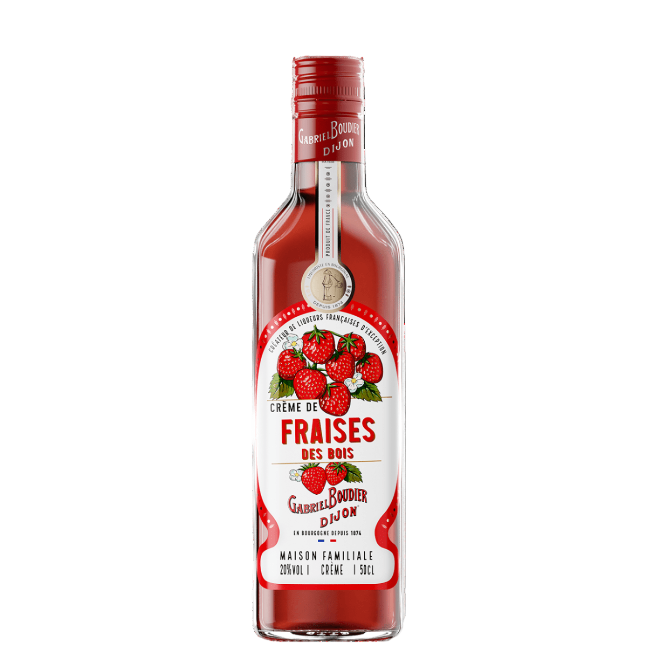 Gabriel Boudier Crème de Fraises a la fraise des bois Liqueur Fruit Liqueur - Liquid Scout