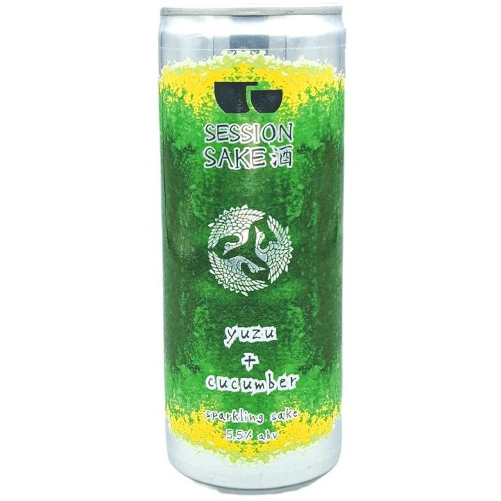 Kanpai Yuzu & Cucumber Sparkling Sake Cans (Case of 24) Sparkling Sake - Liquid Scout