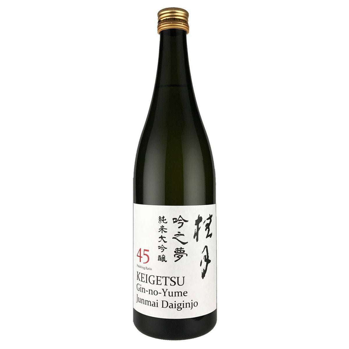 KEIGETSU Gin - no - Yume Junmai Daiginjo 45 Sake - Liquid Scout