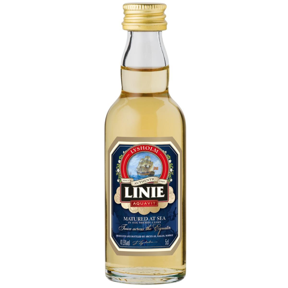 Linie Aquavit Authentic Miniature Akvavit - Liquid Scout