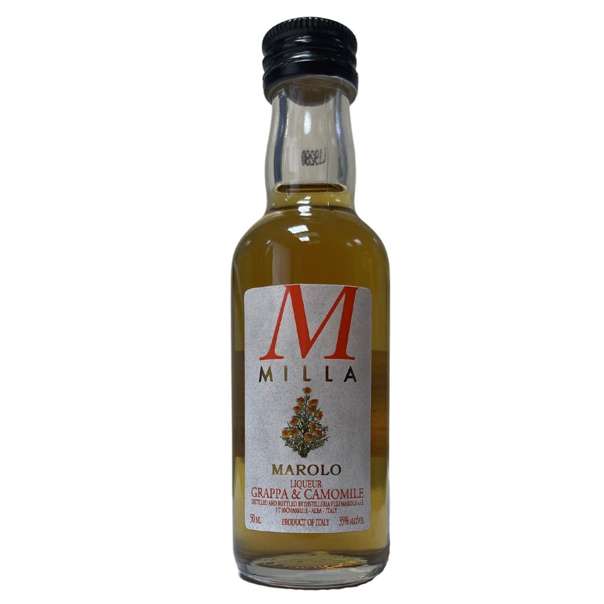 Marolo M Milla Liquore alla Camomilla con Grappa Miniature Herbal Liqueur - Liquid Scout