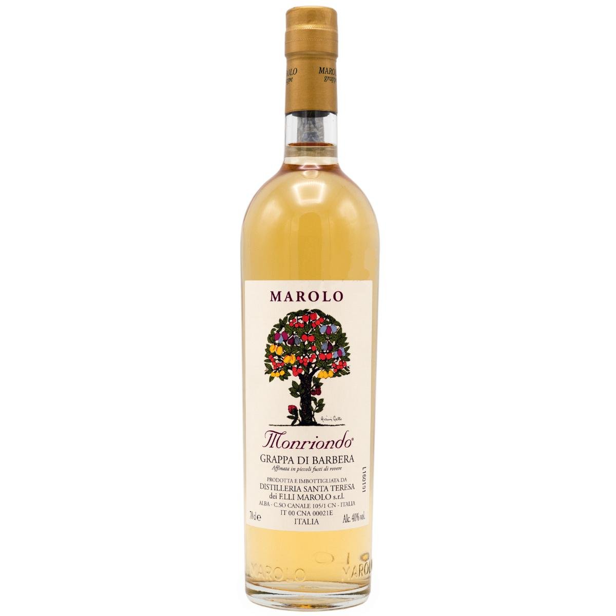 Marolo Monriondo Grappa di Barbera Affinata in Barriques Grappa - Liquid Scout