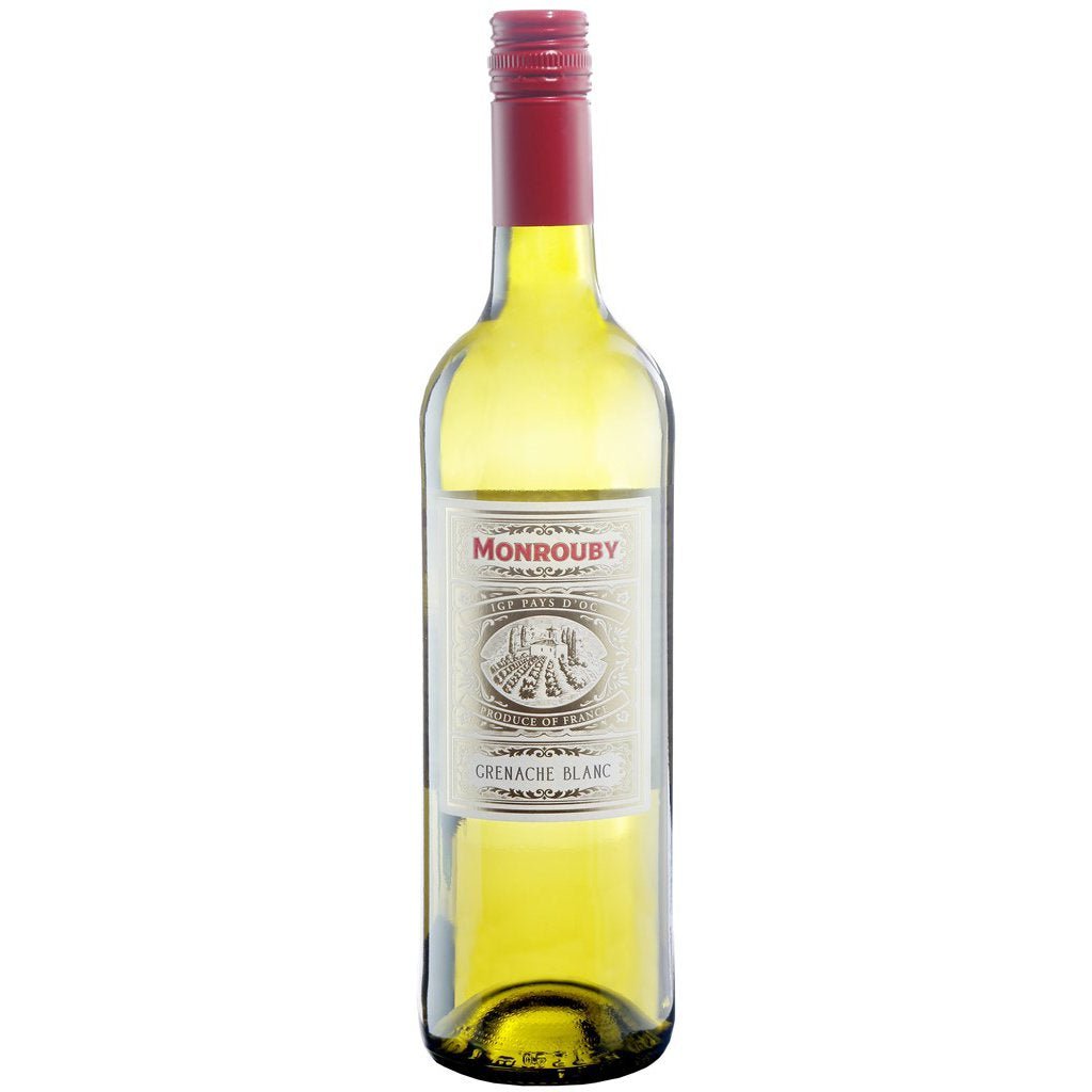 Monrouby Grenache Blanc IGP Pays dOc White Wine - Liquid Scout