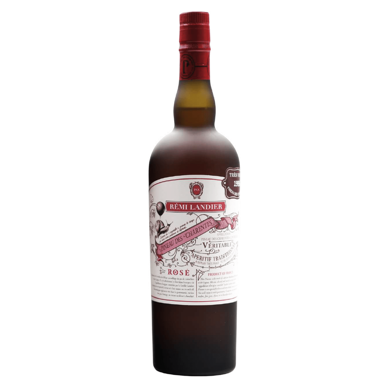 Rémi Landier 10 Years Old Pineau des Charentes Rose Vin de Liqueur - Liquid Scout