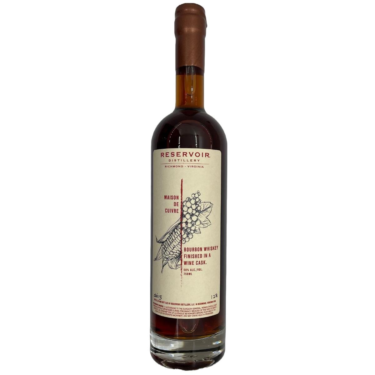 Reservoir Maison de Cuivre Bourbon Whiskey (Wine Cask Finished) Bourbon Whiskey - Liquid Scout