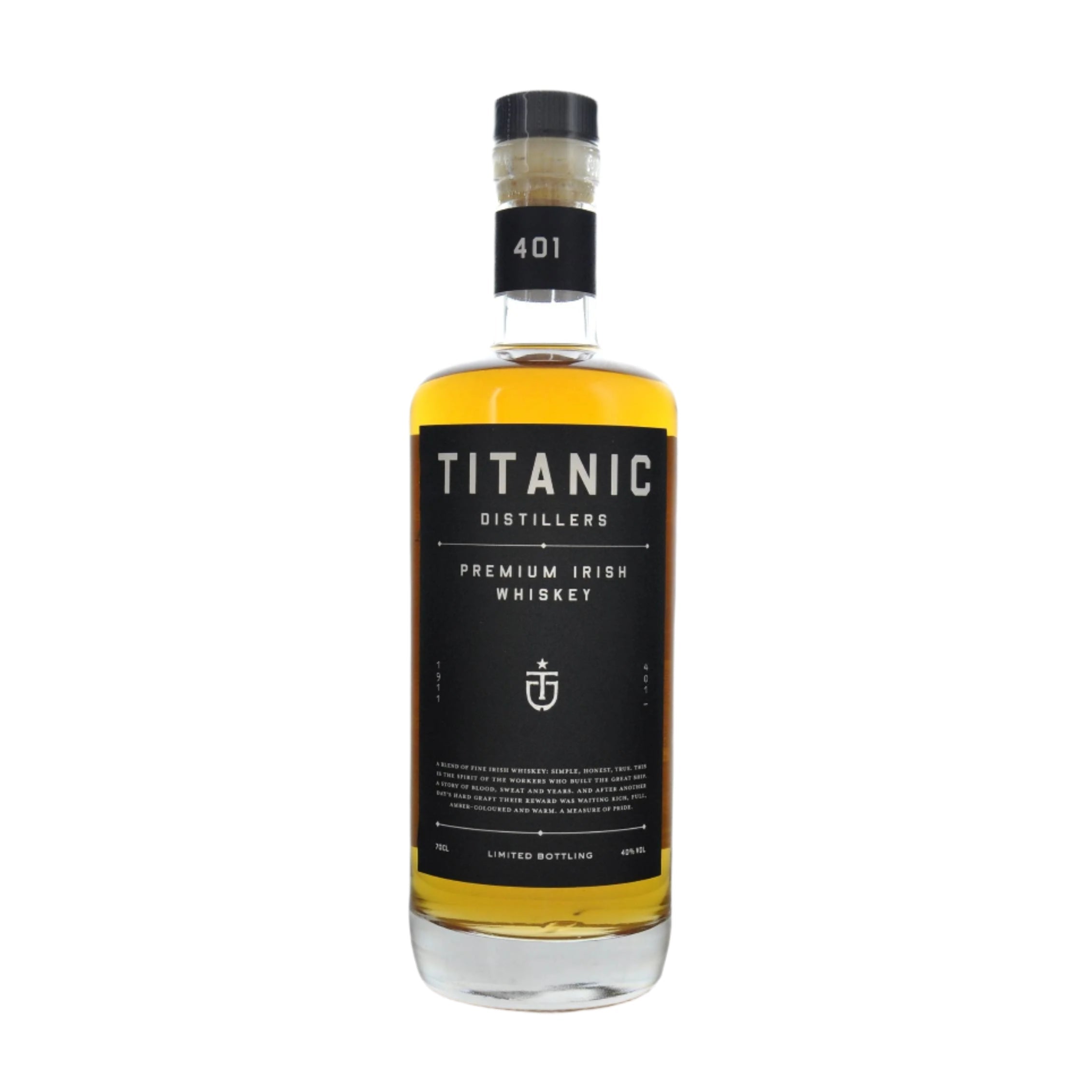 Titanic Distillers Premium Blended Irish Whiskey Traditional Smooth Blend Blended Whiskey - Liquid Scout